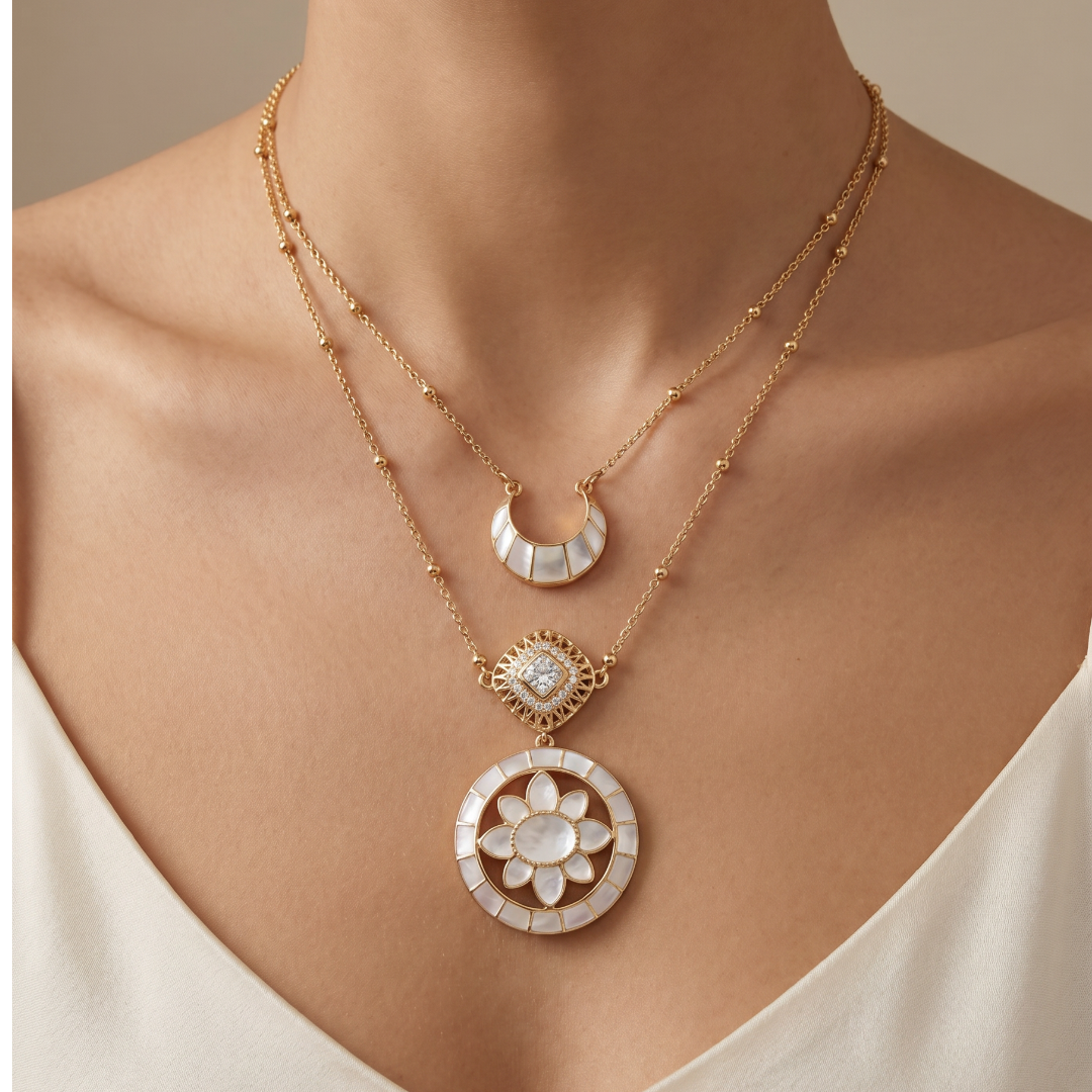 Choker and Necklace