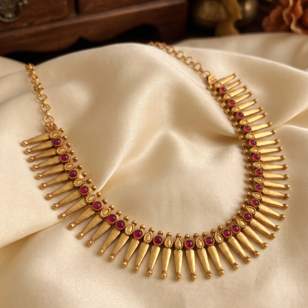 Front Row — Spike Fringe Haar in Gold Plated Silver