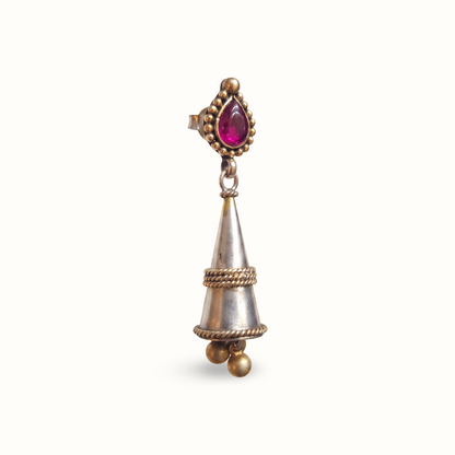 Stick With It — Kulfi Jhumka in Dual Tone Silver